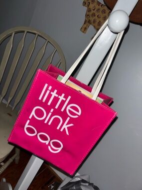 Bloomingdale’s Little Pink Bag Small Tote Handbag - Hot Pink